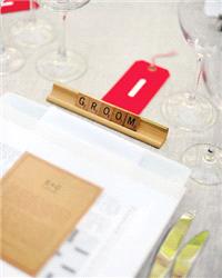 Decor & Event Styling. table settings, place settings, scrabble