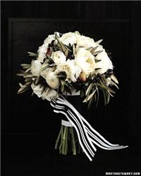 Flowers. bouquet, flowers, black, white