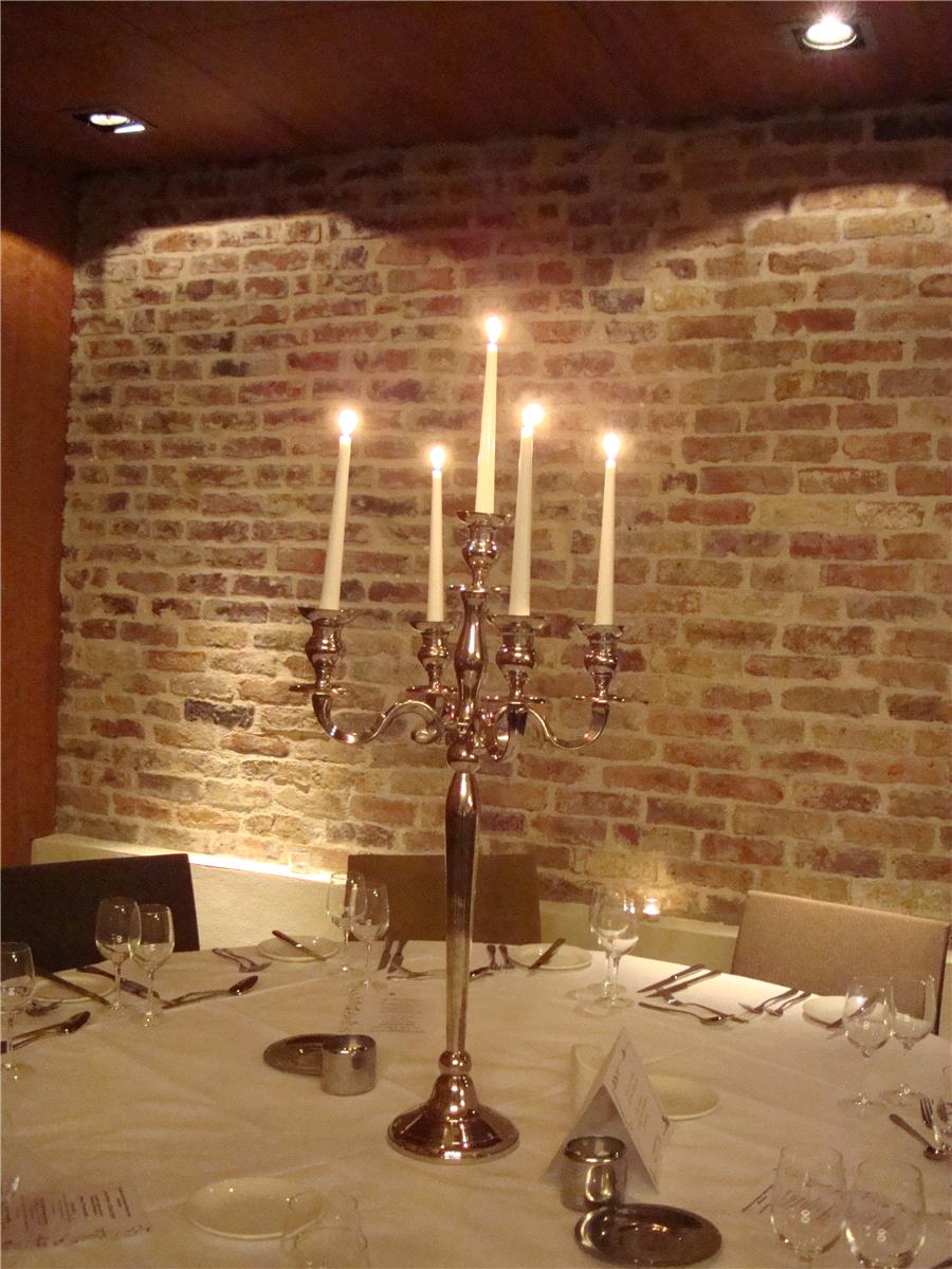 Candle table setting