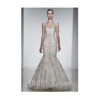 Kenneth Pool - Spring 2014 - Gabriella Beaded Tulle Mermaid Wedding Dress - Stunning Cheap Wedding D