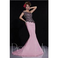 Panoply 14679 One-Shoulder Asymmetrical Bodice - One Shoulder Long Prom Panoply Trumpet Skirt Dress
