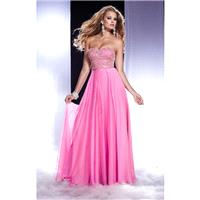 Bright Aqua Panoply 14440 - Chiffon Sequin Dress - Customize Your Prom Dress