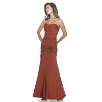 Simple A-line Strapless Ruching Hand Made Flowers Floor-length Satin Bridesmaid Dresses - Dressesula