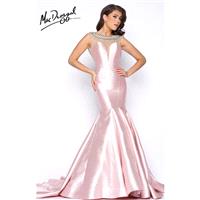 Blush Mac Duggal 62580M - Mermaid Sleeveless Long Open Back Dress - Customize Your Prom Dress