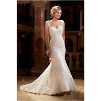 Style 6390 by Mary%27s Bridal - LaceTulle Cap sleeve Sweetheart Fit-n-flare Chapel Length Floor leng