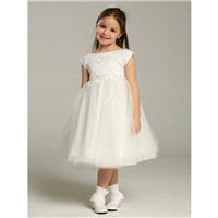White Flower Girl Dress, Flower Girl Dresses, Flower Girl Dress Style: D2500 - Charming Wedding Part