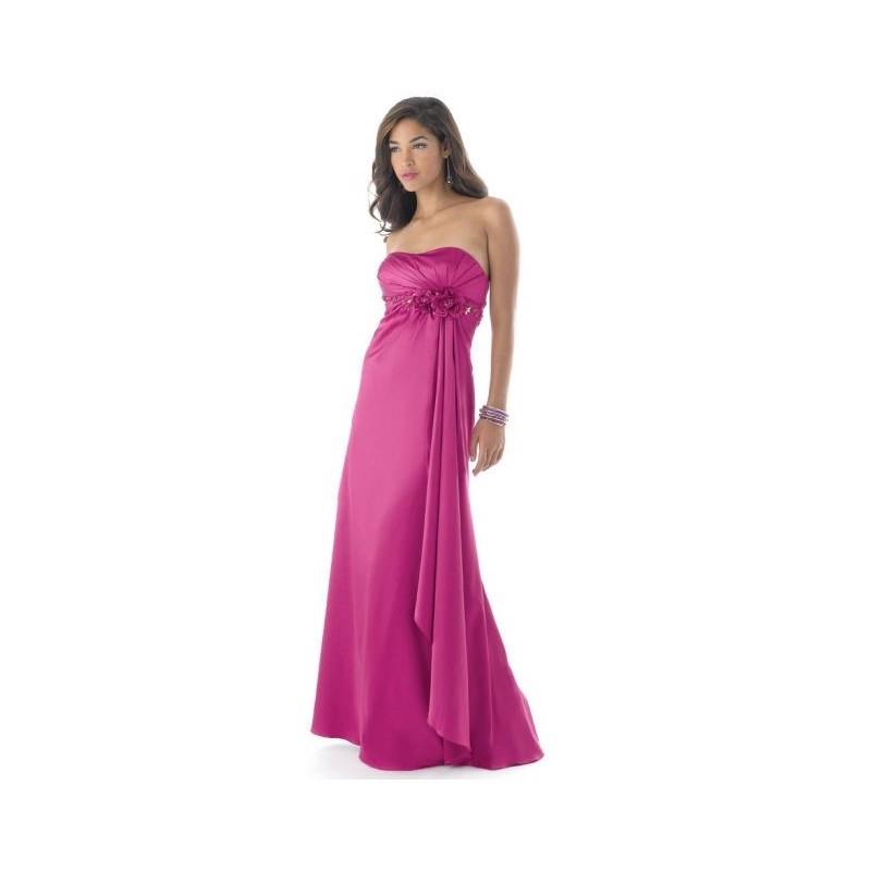 My Stuff, Mystique Strapless Prom Dress with Flower 3122 - Brand Prom Dresses|Beaded Evening Dresses