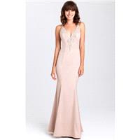 Black Madison James 16-409 Prom Dress 16409 - Jersey Knit Open Back Dress - Customize Your Prom Dres