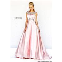 Sherri Hill 21248 Satin Cap Sleeve Prom Dress - Crazy Sale Bridal Dresses|Special Wedding Dresses|Un