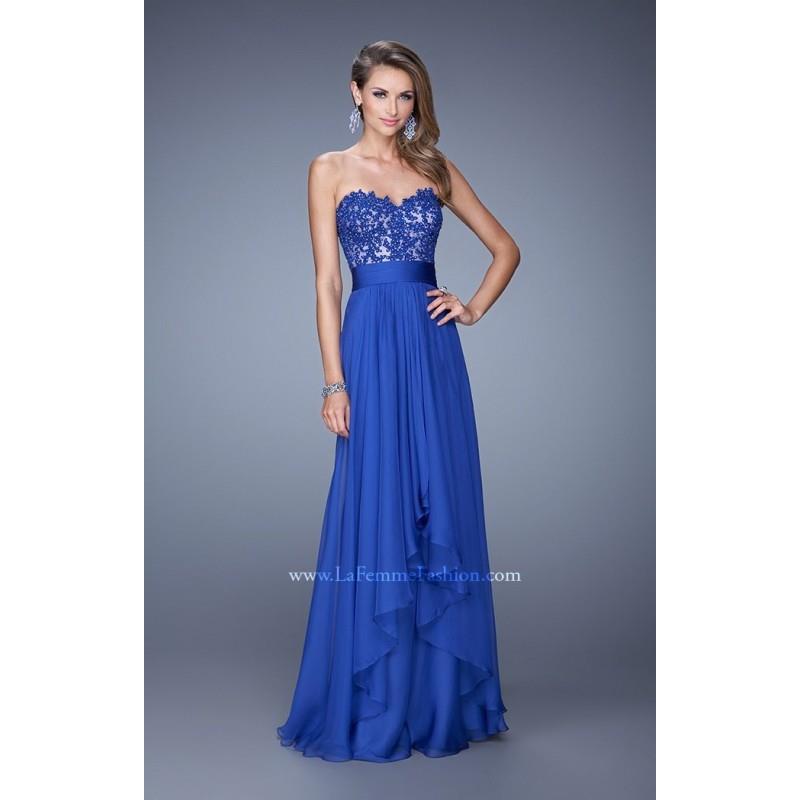 My Stuff, Cranberry La Femme 20557 - Chiffon Dress - Customize Your Prom Dress