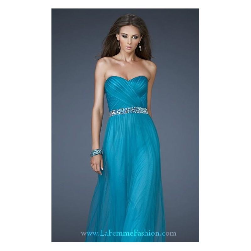 My Stuff, 2014 Cheap Strapless Sweetheart Gown by La Femme 18656 Dress - Cheap Discount Evening Gown