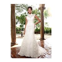 Casablanca Bridal 2023 Lace Collar Wedding Dress - Crazy Sale Bridal Dresses|Special Wedding Dresses