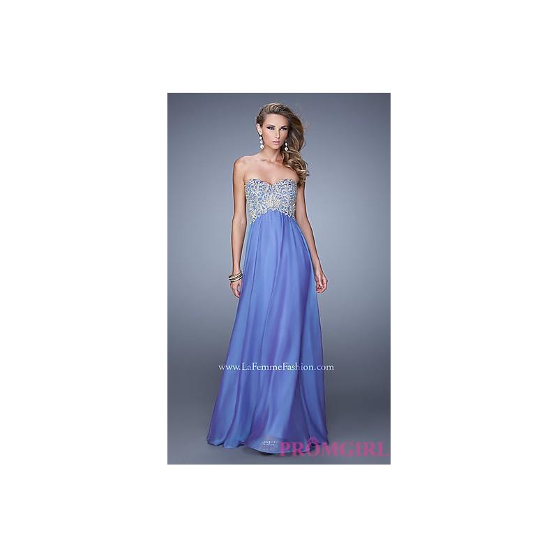 My Stuff, LF-21289 - Long Strapless Prom Dress by La Femme - Bonny Evening Dresses Online
