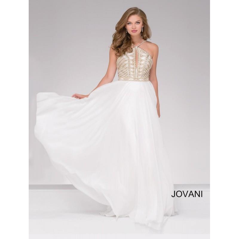 My Stuff, Ivory/Gold Jovani Prom 36983 - Brand Wedding Store Online