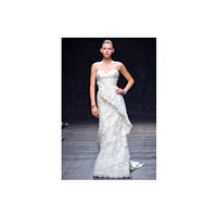 Alvina Valenta FW13 Dress 4 - Sheath Full Length Sweetheart White Fall 2013 Alvina Valenta - Nonmiss