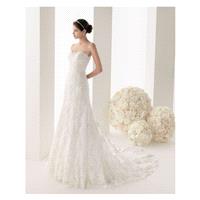 2017 Discount A-line Strapless Sleeveless Lace Sweep Train Wedding Dress In Canada Wedding Dress Pri
