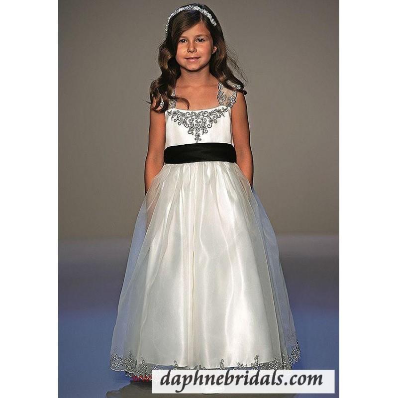 My Stuff, Mori Lee flower girl dresses Style 990 Embroidery on Organza - Compelling Wedding Dresses|