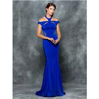 Colors 1704 Prom Dress - Fitted Long Halter, Off the Shoulder Colors Prom Dress - 2017 New Wedding D