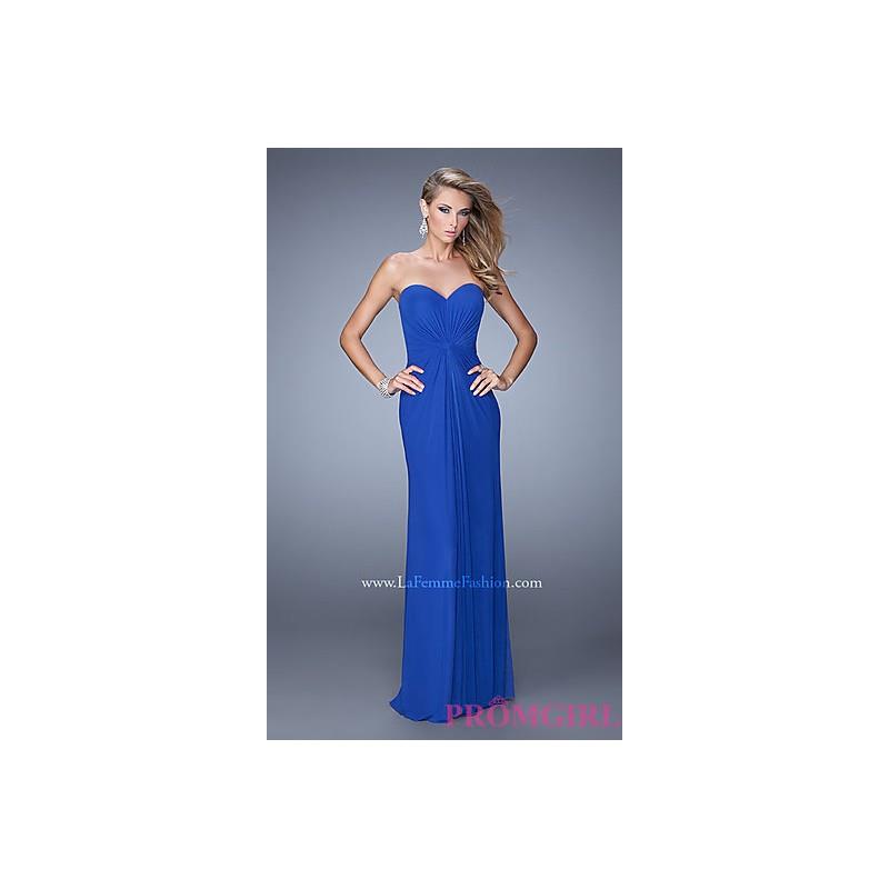 My Stuff, LF-21230 - Open Back Strapless Sweetheart Dress by La Femme - Bonny Evening Dresses Online