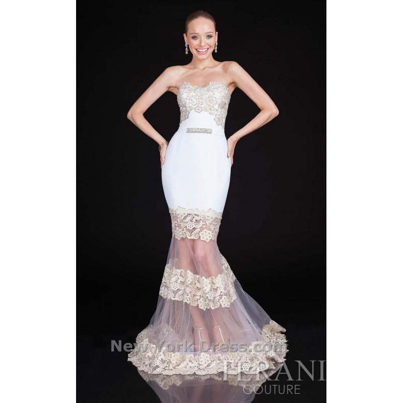 wedding, Terani 1611P1357 - Charming Wedding Party Dresses|Unique Celebrity Dresses|Gowns for Brides