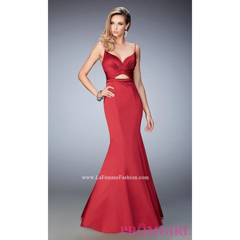 My Stuff, Long Sweetheart La Femme Prom Dress with Cut Outs - Discount Evening Dresses |Shop Designe
