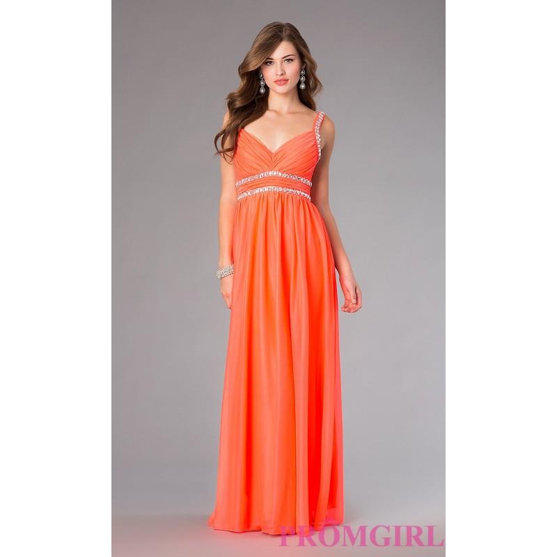 My Stuff, Floor Length Sleeveless Sequin Hearts Dress with Jewel Detailing - Brand Prom Dresses|Bead