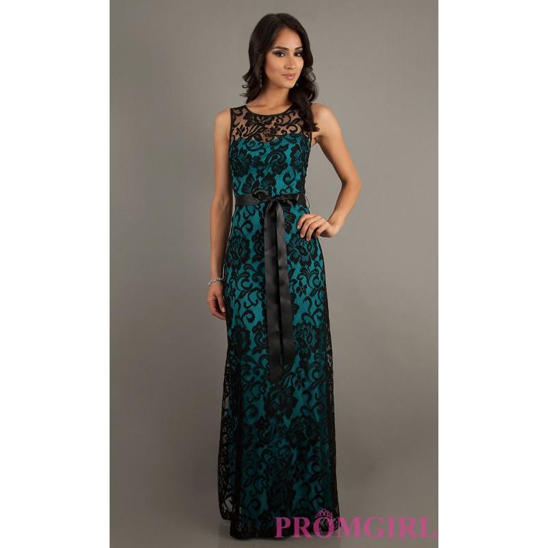 My Stuff, Long Sleeveless Lace Dress by Sally Fashion - Discount Evening Dresses |Shop Designers Pro