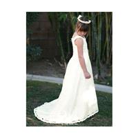 Ivory Satin A-Line Court Train Bridal Dress Style: D6023 - Charming Wedding Party Dresses|Unique Wed
