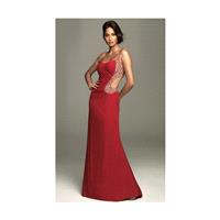 One Shoulder Cut-Out Stretch Jersey Prom Dress Evenings by Allure A432 - Brand Prom Dresses|Beaded E