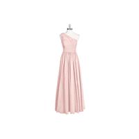 Dusty_rose Azazie Nora - One Shoulder Back Zip Floor Length Chiffon Dress - Cheap Gorgeous Bridesmai