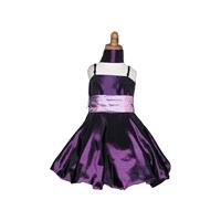 Purple Bubble Dress w/ Bead Shoulder Straps Style: D3270 - Charming Wedding Party Dresses|Unique Wed