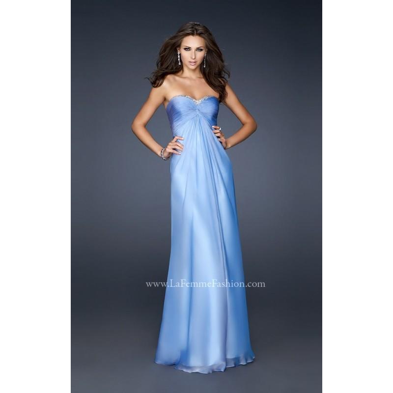 My Stuff, Coral La Femme 17443 - Chiffon Dress - Customize Your Prom Dress