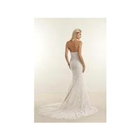 Vestido de novia de Demetrios Platinum Modelo DP308 - 2015 Sirena Palabra de honor Vestido - Tienda