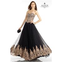 Alyce Paris 6596 Prom Dress - Strapless, Sweetheart Fit and Flare Prom Alyce Paris Long Dress - 2017