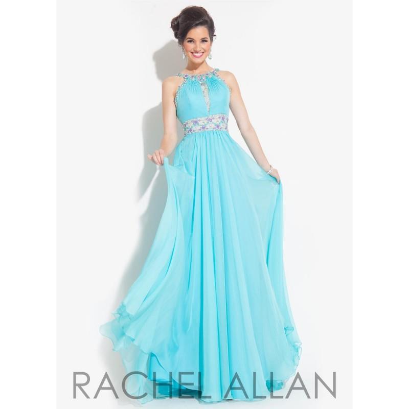 My Stuff, Rachel Allan Prom 6915 Aqua,Apricot,Pink,Apple Dress - The Unique Prom Store