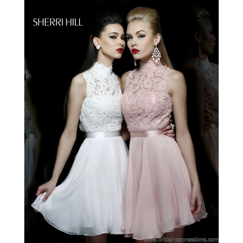 My Stuff, Sherri Hill 21184 Short Chiffon Homecoming Dress - Crazy Sale Bridal Dresses|Special Weddi