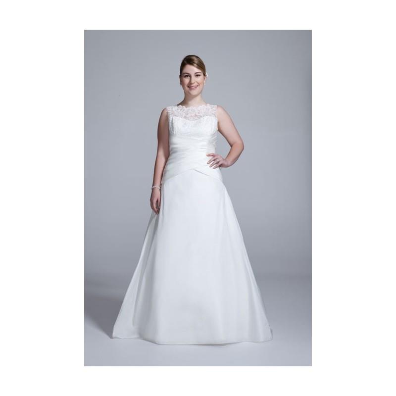 My Stuff, David's Bridal - Style 9WG3529 A-line Plus-Size Wedding Dress - Stunning Cheap Wedding Dre