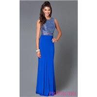 Long Royal Blue Open Back Temptation Prom Dress TE-5026 - Discount Evening Dresses |Shop Designers P