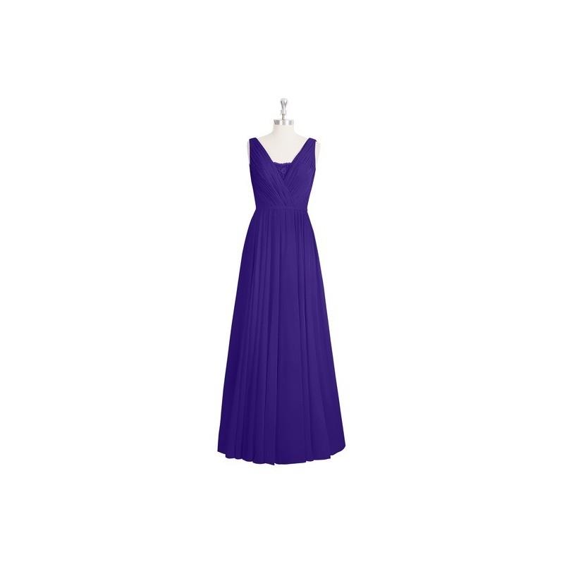 My Stuff, Regency Azazie Ellen - V Back V Neck Chiffon And Lace Floor Length Dress - Cheap Gorgeous
