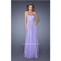 Powder Blue La Femme 19767 - Chiffon Dress - Customize Your Prom Dress