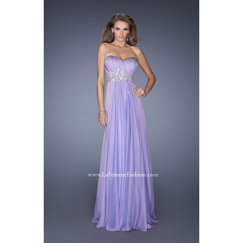 My Stuff, Powder Blue La Femme 19767 - Chiffon Dress - Customize Your Prom Dress