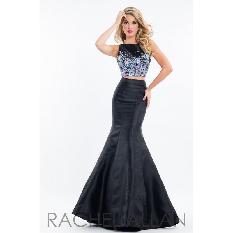 My Stuff, Rachel Allan 7540 Prom Dress - Long Rachel Allan 2 PC, Fitted, Mermaid, Natural Waist Bate