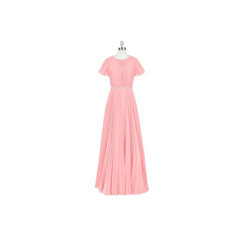 My Stuff, Flamingo Azazie Kara - Chiffon Back Zip Scoop Floor Length Dress - Charming Bridesmaids St