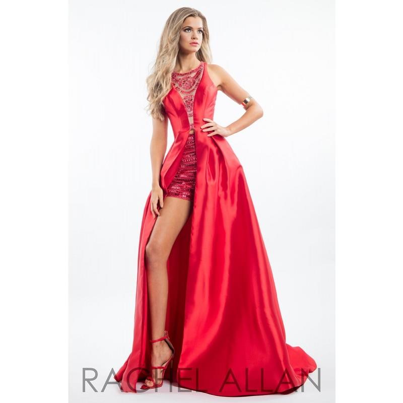 My Stuff, Rachel Allan 7556 Prom Dress - Prom 2 PC, Fitted Illusion, Jewel Rachel Allan Long Dress -
