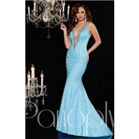 Coral Panoply 44268 - Open Back Sequin Dress - Customize Your Prom Dress