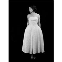 1950 - Guipure Lace Ballet Length 1950s Style Wedding Dress  - Made to Order - FREE SHIPPING WORLDWI
