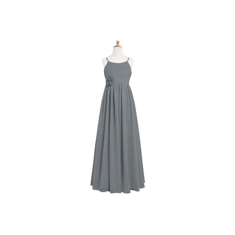 My Stuff, Steel_grey Azazie Astrid JBD - Scoop Chiffon Floor Length Back Zip Dress - Cheap Gorgeous