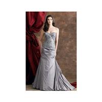 Montage by Mon Cheri Iridescent Taffeta and Lace Evening Dress 110904 - Brand Prom Dresses|Beaded Ev