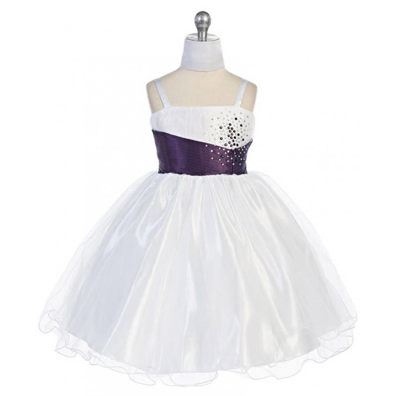 My Stuff, Plum Mini Stoned Tulle Dress Style: D595 - Charming Wedding Party Dresses|Unique Wedding D