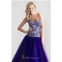 Beaded Strapless Gown by NightMoves by Allure 6647 - Bonny Evening Dresses Online